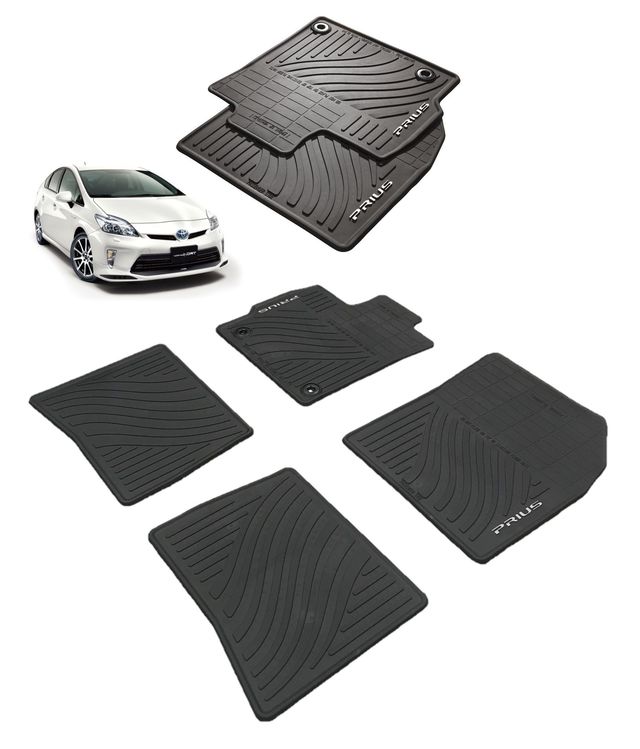 PT9084712220 - Interior: Prius Floor Mats | All-Weather | 2012-2015 Prius for Toyota Image