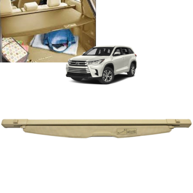 PT73148141 - Interior: Highlander Cargo Cover  | Flaxen | 2014-2019 Highlander for Toyota Image