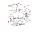 5345069045 - Body: Hood Lift Support for Toyota Image