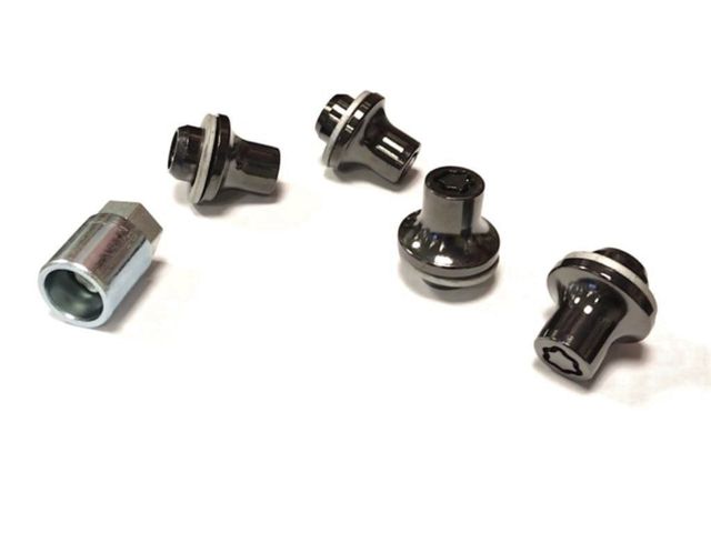 PT2763420002 - Wheels: Wheel Lock Set | Black | 2020-2021 Land Cruiser | 2020-2022 Sequoia | 2020-2021 Tundra for Toyota: Land Cruiser, Sequoia, Tundra Image