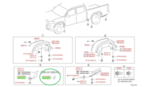 7564104040 - Body: Front Molding for Toyota: Tacoma Image