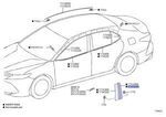 7576206160 - Body: Applique for Toyota Image