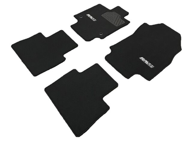 PT2064219001 - Interior: Rav4 Floor Mats | Black Carpet 4 Piece Set  | 2019-2024 Rav4 for Toyota: RAV4, RAV4 Prime Image