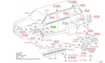 7571235011 - Body: Belt Molding for Toyota: 4Runner Image