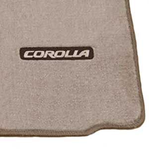 PT2060204016 - Interior: Corolla Floor Mats | Oak Carpet 4 Piece Set | 2003-2008 Corolla CE &amp; LE with Rear Heater Vents for Toyota Image