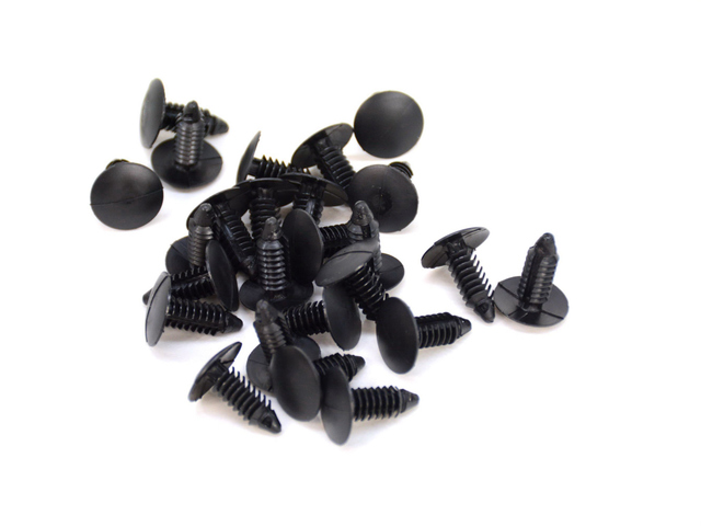 6030441 - Restraints: Push Pin for Chrysler: 200, 300, 300M, Aspen, Concorde, Pacifica, PT Cruiser, Sebring, Town &amp; Country, Voyager | Dodge: Avenger, Caliber, Caravan, Challenger, Charger, Charger Daytona, Dakota, Dart, Durango, Grand Caravan, Intrepid, Journey, Magnum, Neon, Nitro, Ram 1500, Ram 2500, Ram 3500, Stratus, Viper | Fiat: 500 | Jeep: Cherokee, Compass, Gladiator, Grand Cherokee, Grand Cherokee L, Grand Cherokee WK, Grand Wagoneer, Liberty, Patriot, Wagoneer, Wagoneer S, Wrangler, Wrangler JK | Ram: 1500, 1500 Classic, 2500, 3500, C/V, Dakota | SRT: Viper Image