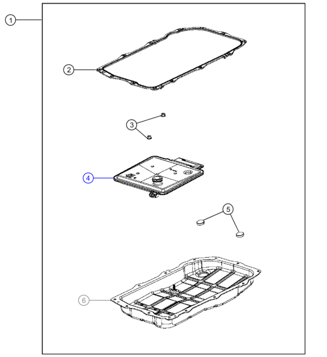 68417054AB - Unclassified: Transmission Oil Filter for Jeep: Gladiator, Wrangler Image