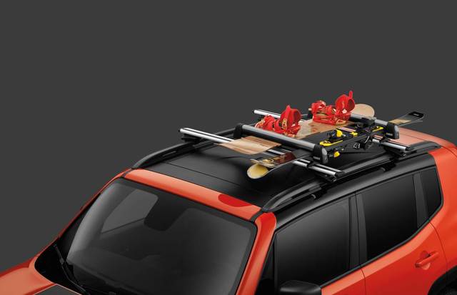TCS92725 - Mopar Accessories - Component Parts: Ski Carrier Kit for Chrysler: 300, 300M, Aspen, Concorde, Pacifica, PT Cruiser, Sebring, Town &amp; Country, Voyager | Dodge: Caravan, Charger, Dakota, Durango, Grand Caravan, Intrepid, Magnum, Neon, Nitro, Stratus | Jeep: Cherokee, Commander, Compass, Grand Cherokee, Liberty, Patriot Image