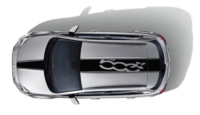 68263354AA - Exterior Accessories: Decal, Bodyside for Fiat: 500X Image