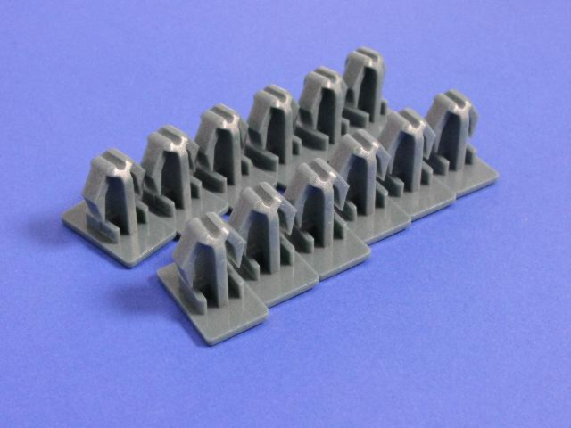 1BA41EB1AA - Exterior Ornamentation: Cladding Clip, Right &amp; Left for Mopar Image
