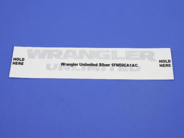 1FN59CA1AC - Exterior Ornamentation: Decal for Mopar Image