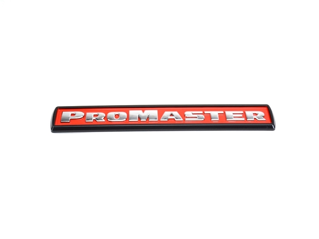 68211249AB - Exterior Ornamentation: Front Door Nameplate for Ram: ProMaster 1500, ProMaster 2500, ProMaster 3500 Image