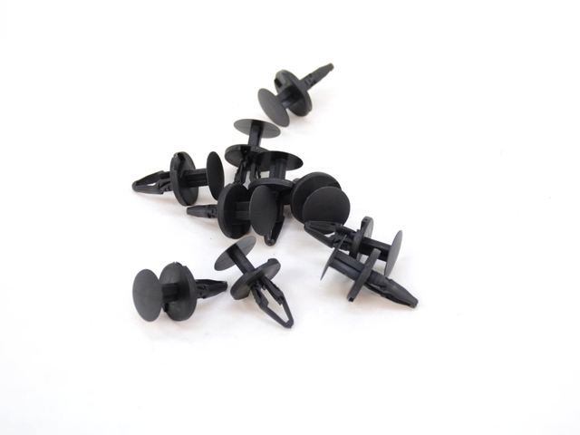 6508863AA - Frame, Bumper and Fascia: Push Pin for Chrysler: 200, Pacifica, Town &amp; Country, Voyager | Dodge: Challenger, Charger, Charger Daytona, Dart, Durango, Grand Caravan, Ram 1500 | Jeep: Cherokee, Compass, Gladiator, Grand Cherokee, Grand Cherokee L, Grand Cherokee WK, Wagoneer S, Wrangler | Ram: 1500, 2500, 3500 Image