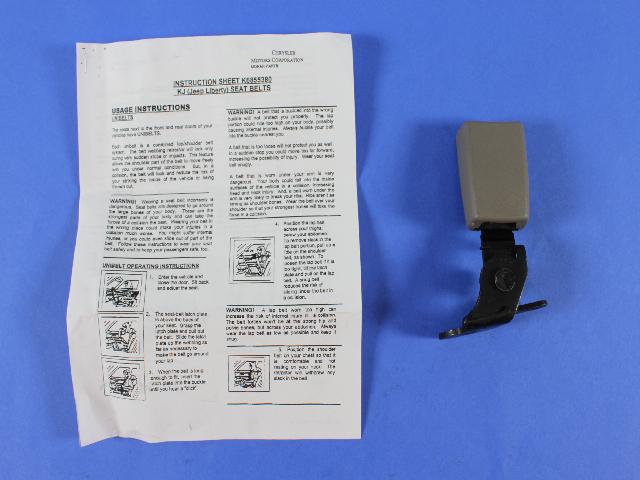 5GU581L5AE - Interior Trim: Buckle Half Seat Belt for Jeep: Liberty Image