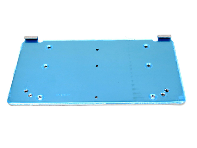 5288487AC - Doors, Door Mirrors and Related Parts: License Plate Bracket for Chrysler: PT Cruiser, Sebring, Town &amp; Country | Dodge: Avenger, Caliber, Grand Caravan, Journey, Nitro | Jeep: Cherokee, Compass, Gladiator, Grand Cherokee, Grand Cherokee L, Liberty, Patriot, Wrangler, Wrangler JK | Ram: C/V Image