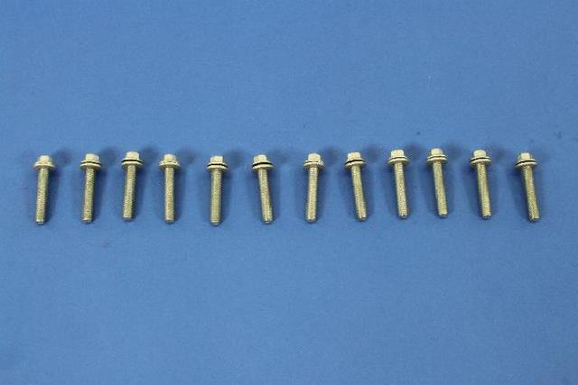 6507697AA - Engine: Hex Flange Head Bolt for Chrysler: 300, Aspen | Dodge: Challenger, Charger, Durango, Magnum, Ram 1500, Ram 2500, Ram 3500 | Jeep: Commander, Grand Cherokee, Grand Cherokee L, Grand Wagoneer, Wagoneer, Wrangler | Ram: 1500, 1500 Classic, 2500, 3500 Image