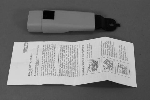 1BX241J3AA - Restraints: Front Inner Seat Belt, Right for Mopar Image