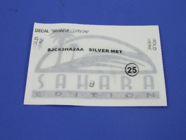 5JC83HA2AA - Exterior Ornamentation: Decal for Mopar Image