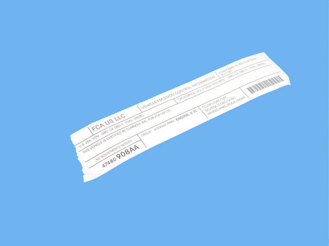 47480908AA - Labels: Veci Label Label for Mopar Image