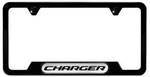 82214929 - : License Plate, Frame,  Charger Logo, Chrome for Mopar Image
