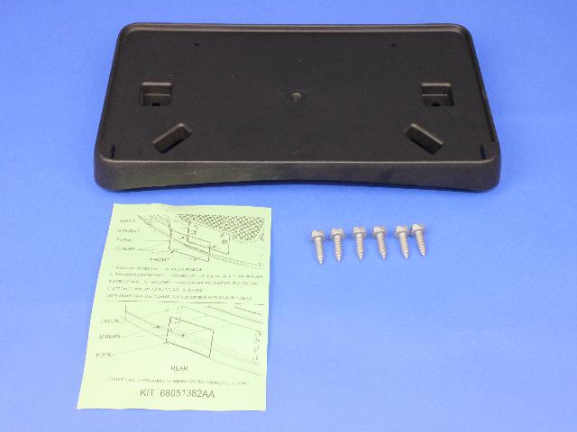 68051382AA - Frame, Bumper, and Fascia: License Plate Kit for Mopar Image