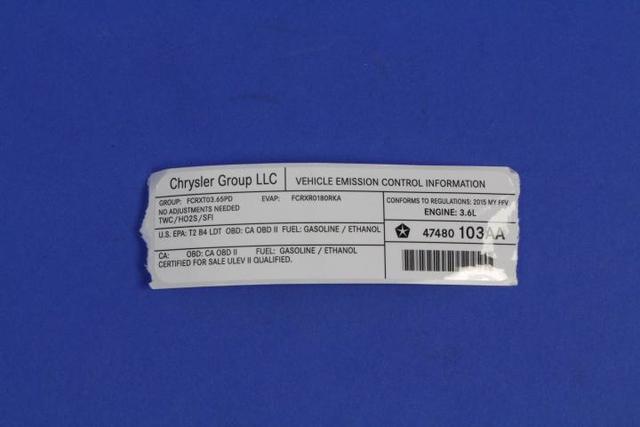47480103AA - Labels: Vehicle Emission Control Information Label for Mopar Image