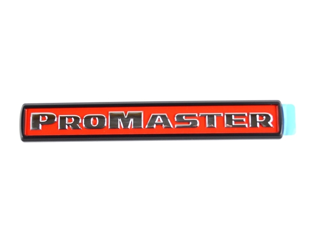 68211251AB - Exterior Ornamentation: Rear Door Nameplate for Ram: ProMaster 1500, ProMaster 2500, ProMaster 3500 Image