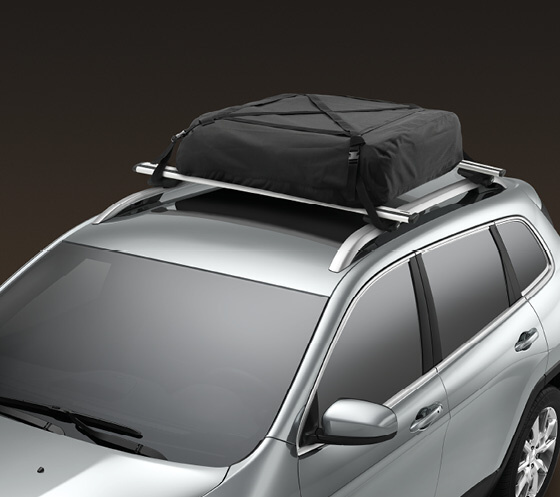 82207198 - Mopar Accessories - Component Parts: Luggage Carrier Kit for Chrysler: 300, Aspen, Town &amp; Country, Voyager | Dodge: Caravan, Charger, Dakota, Durango, Grand Caravan, Journey, Magnum, Nitro | Jeep: Cherokee, Commander, Compass, Grand Cherokee, Liberty, Patriot Image