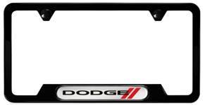82214767 - Exterior Accessories: License Plate Frame for Dodge: Challenger, Charger, Dart, Hornet Image