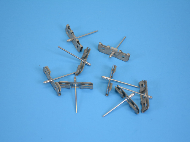 4389815AA - Exterior Ornamentation: Retaining Clip for Chrysler: 200, 300, Sebring | Dodge: Avenger, Caliber, Charger, Nitro, Ram 1500, Ram 2500, Ram 3500 | Jeep: Compass, Grand Cherokee, Liberty, Patriot | Ram: 1500, 1500 Classic, 2500, 3500 Image