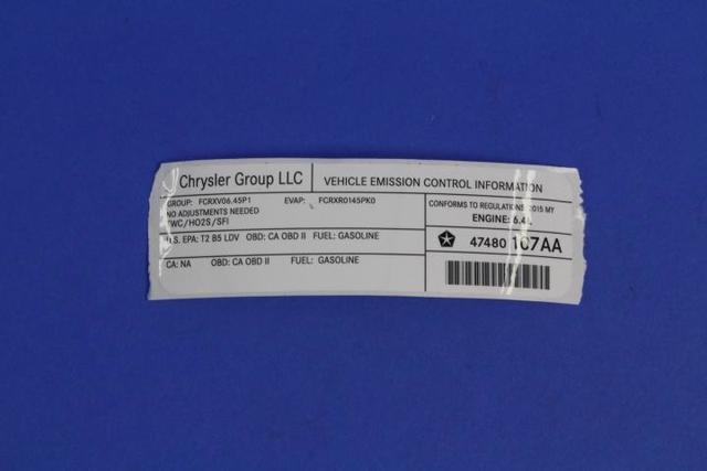 47480107AA - Labels: Vehicle Emission Control Information Label for Mopar Image