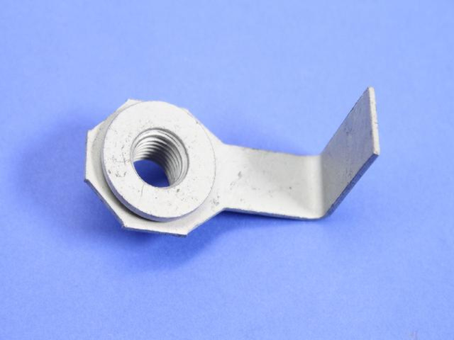 6508965AA - Rear Suspension: Hex Flange Locking Nut And Retainer for Dodge: Ram 3500 | Jeep: Wrangler JK | Ram: 1500, 1500 Classic, 2500, 3500 Image