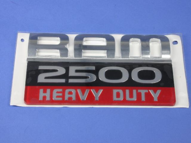 55372616AC - Exterior Ornamentation: Ram 2500 Nameplate for Mopar Image