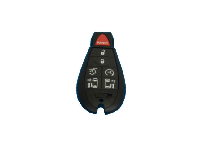 thumbnail interactive-video image 1 of Remanufactured 7-Button Key Fob For Dodge Jeep Chrysler, OEM 56046709AC 1 of 3