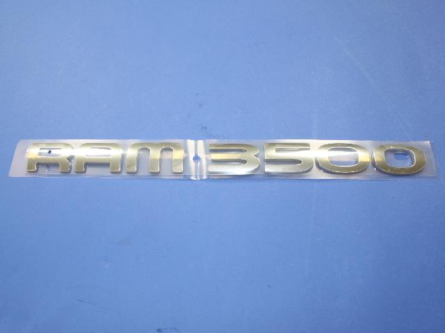 55077332AB - Exterior Ornamentation: Ram 3500 Nameplate for Dodge: Ram 3500, Sprinter 2500, Sprinter 3500 Image