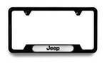 82213252AB - : License Plate Frame for Jeep: Cherokee, Compass, Gladiator, Grand Cherokee, Grand Cherokee L, Grand Cherokee WK, Grand Wagoneer, Grand Wagoneer L, Patriot, Renegade, Wagoneer, Wagoneer L, Wrangler Image