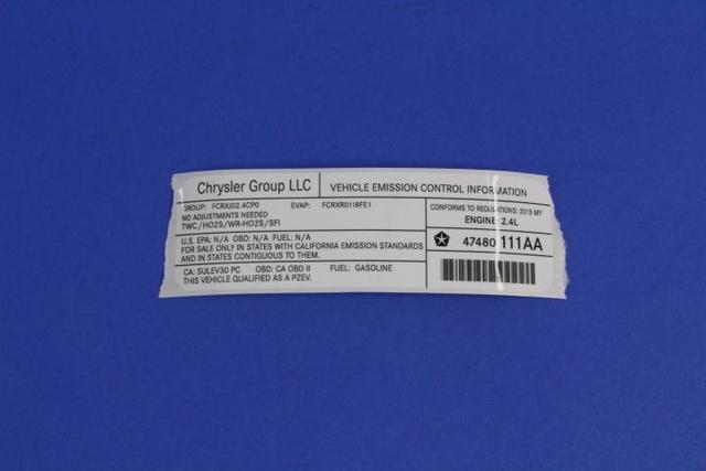 47480111AA - Labels: Vehicle Emission Control Information Label for Mopar Image