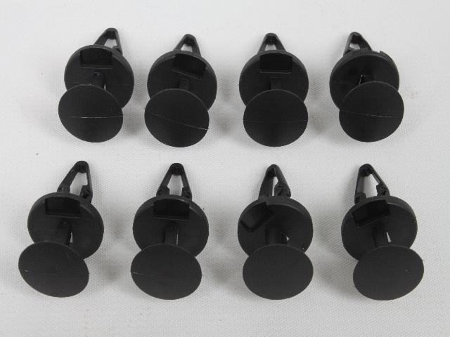 6509049AA - Frame, Bumper and Fascia: Push Pin for Chrysler: 200, 300, Pacifica, Voyager | Dodge: Challenger, Charger, Charger Daytona, Dart, Hornet | Jeep: Cherokee, Compass, Gladiator, Grand Cherokee, Grand Cherokee L, Grand Wagoneer, Wagoneer, Wagoneer S | Ram: 1500, 2500, 3500, ProMaster City Image