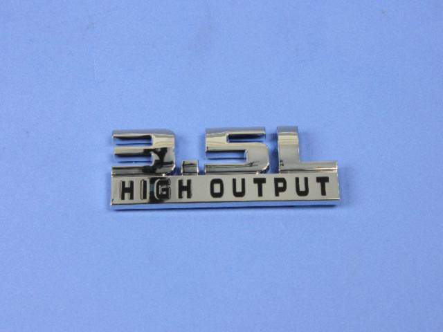 4806330AA - Exterior Ornamentation: 3.5l High Output Nameplate for Chrysler: 300 | Dodge: Charger, Magnum Image