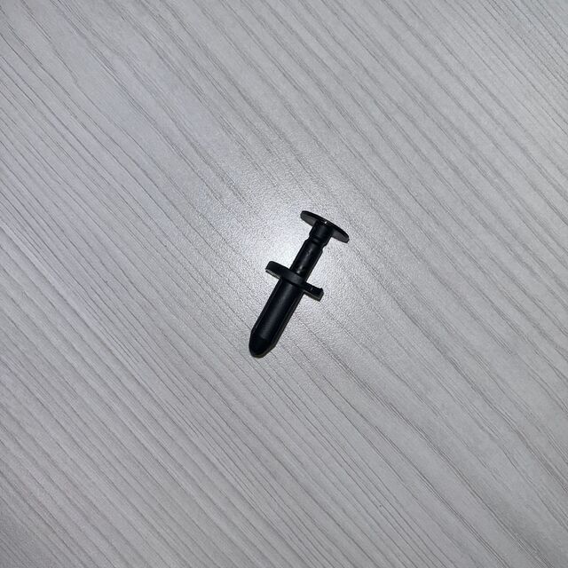 6504521 - Body Sheet Metal Except Doors: Push Pin for Chrysler: 200, 300, 300M, Concorde, Pacifica, Sebring, Voyager | Dodge: Avenger, Challenger, Charger, Charger Daytona, Dart, Durango, Intrepid, Journey, Magnum, Stratus, Viper | Jeep: Compass, Grand Cherokee | Ram: 1500, 2500, 3500 Image