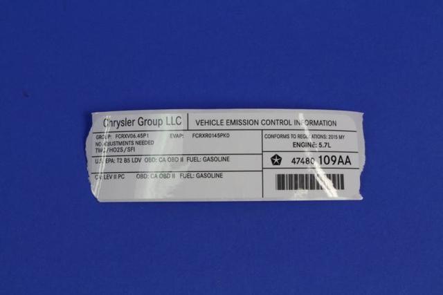 47480109AA - Labels: Vehicle Emission Control Information Label for Mopar Image