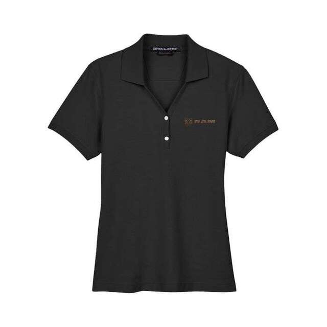 159Y9 - : Women's Pima Cotton Polo for Ram Apparel Image