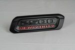 68362212AC - : Matte Black Nameplate "2500 HD", Right for Ram: 2500 Image