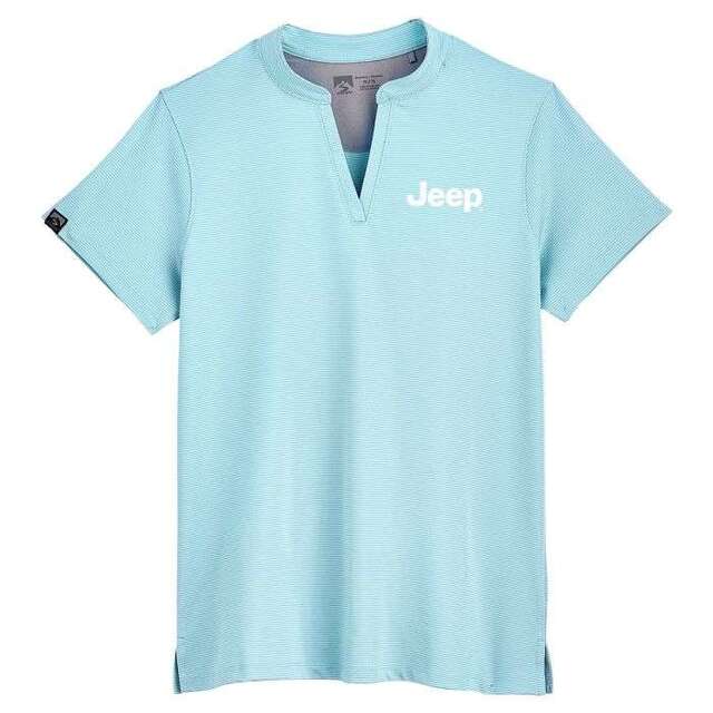 15CJ6 - : Women's Optimist V-Neck Polo for Jeep Apparel Image