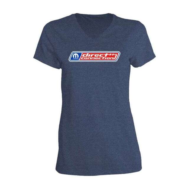 15ADR - : Direct Connection Women's Logo Navy T-Shirt for Dodge Apparel Image