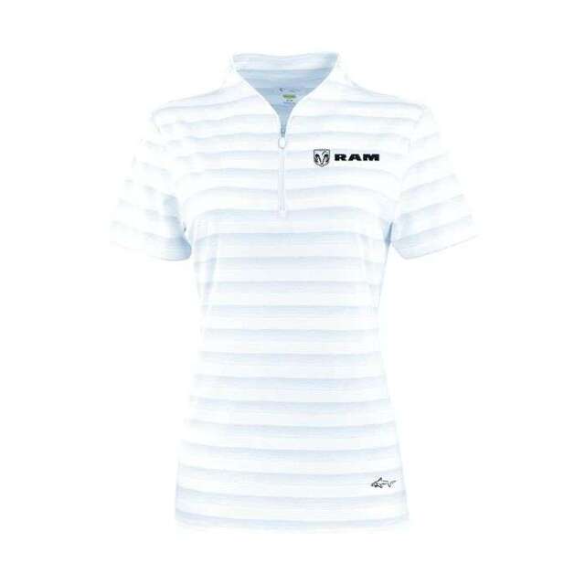 1310230039 - : Women's Greg Norman Stripe Polo for Ram Apparel Image