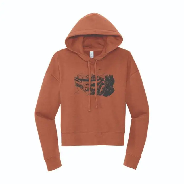 1302230014 - : Challenger SRT® Demon 170 Women's Fleece Custom Graphic Hoodie for Dodge Apparel Image