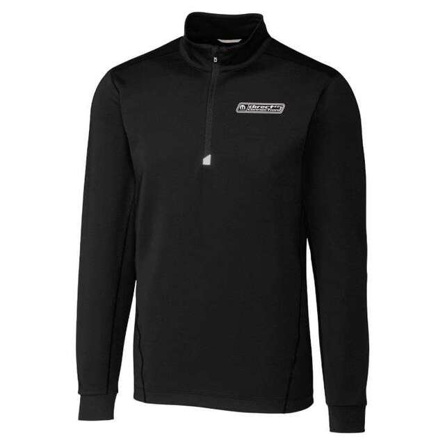15AE0 - : Direct Connection Men's Black Half Zip Pullover for Dodge Apparel Image