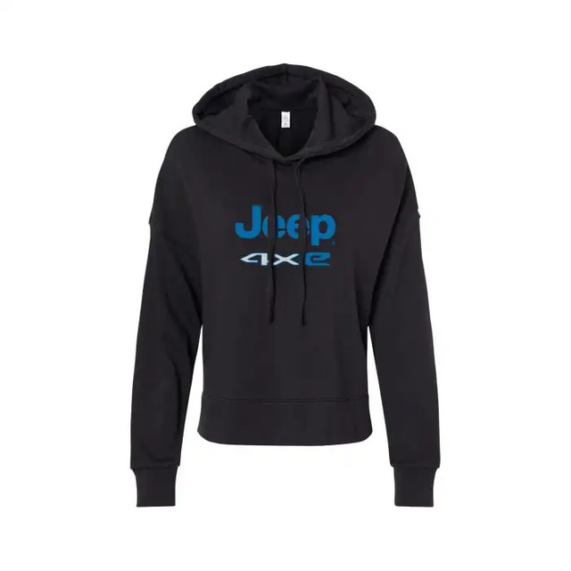 15D03 - : 4xe Women's Eco-Washed Terry Hoodie for Jeep Apparel Image