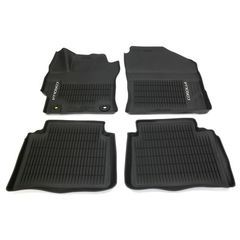                                     2020-2025 Toyota Front & Rear All Weather Floor Mats Liner Black Corolla
                                